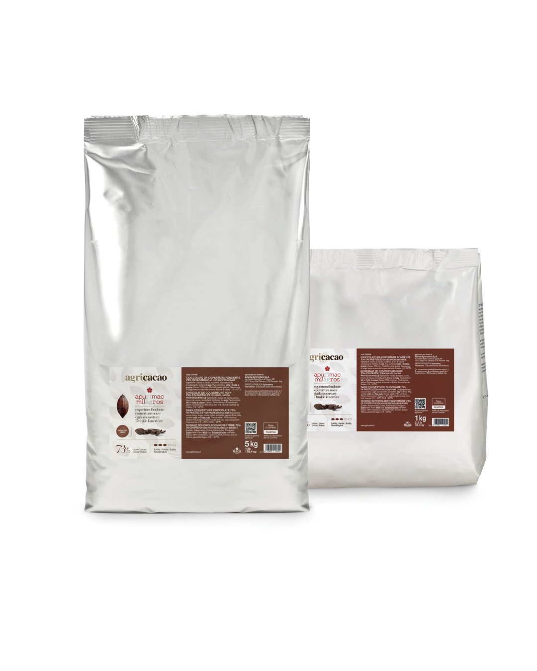 ΣΟΚΟΛΑΤΑ ΜΑΥΡΗ AGRICACAO APURIMAC 73% 5κιλ.